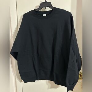 Hanes EcoSmart Black Sweatshirt